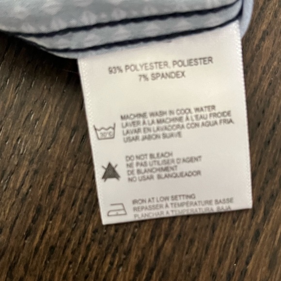 Heritage Report Collection button up collared short sleeve shirt, size large - Picture 2 of 3